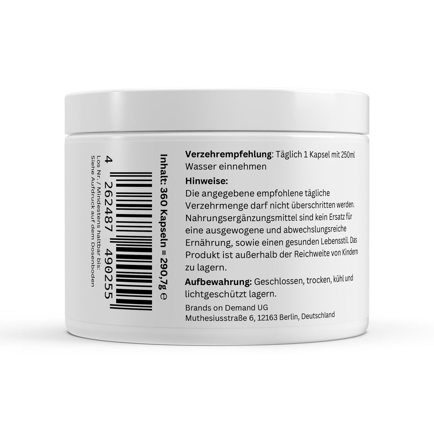 Vitamina C tamponada 500 mg - 360 cápsulas