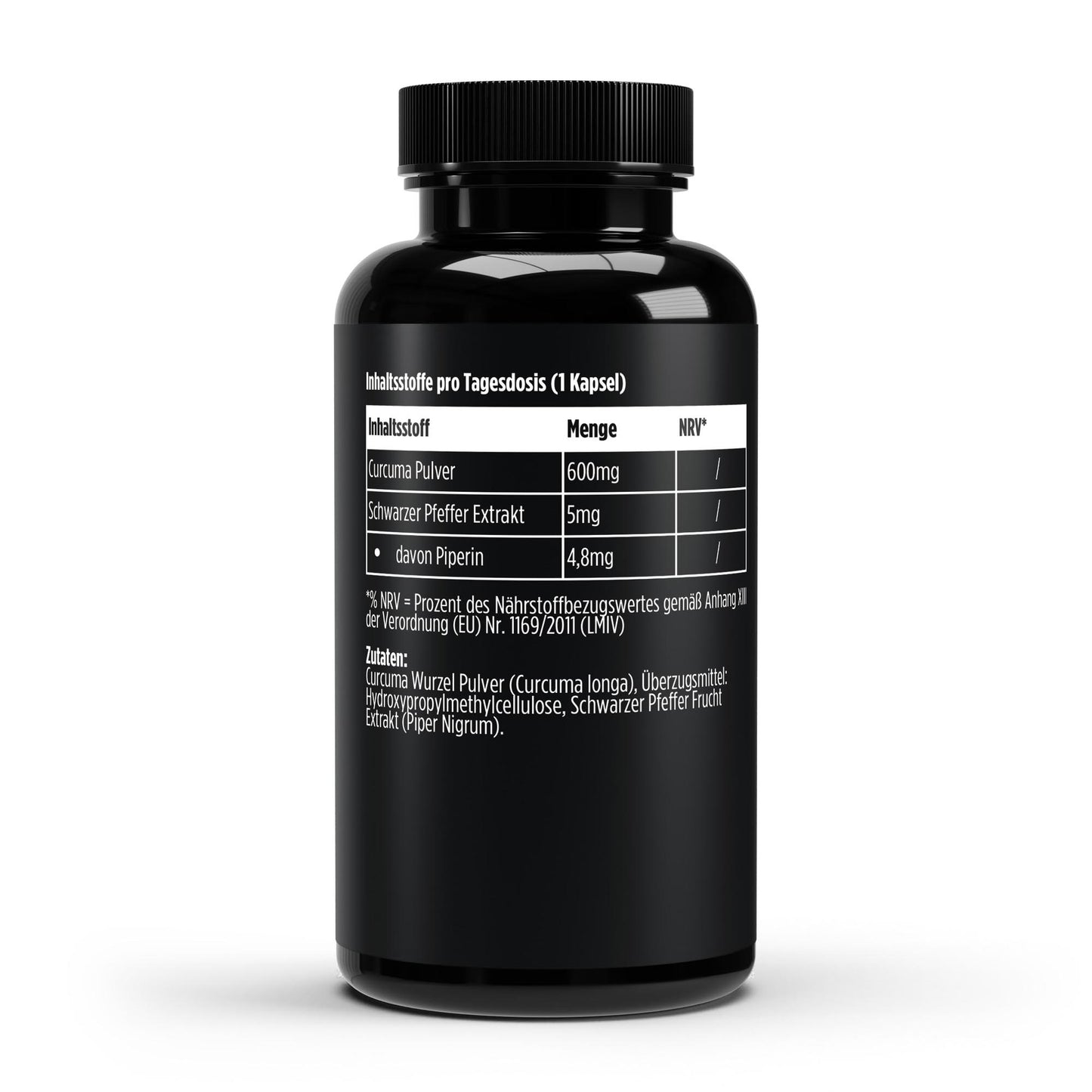 Turmeric + Piperine - 60 Capsules