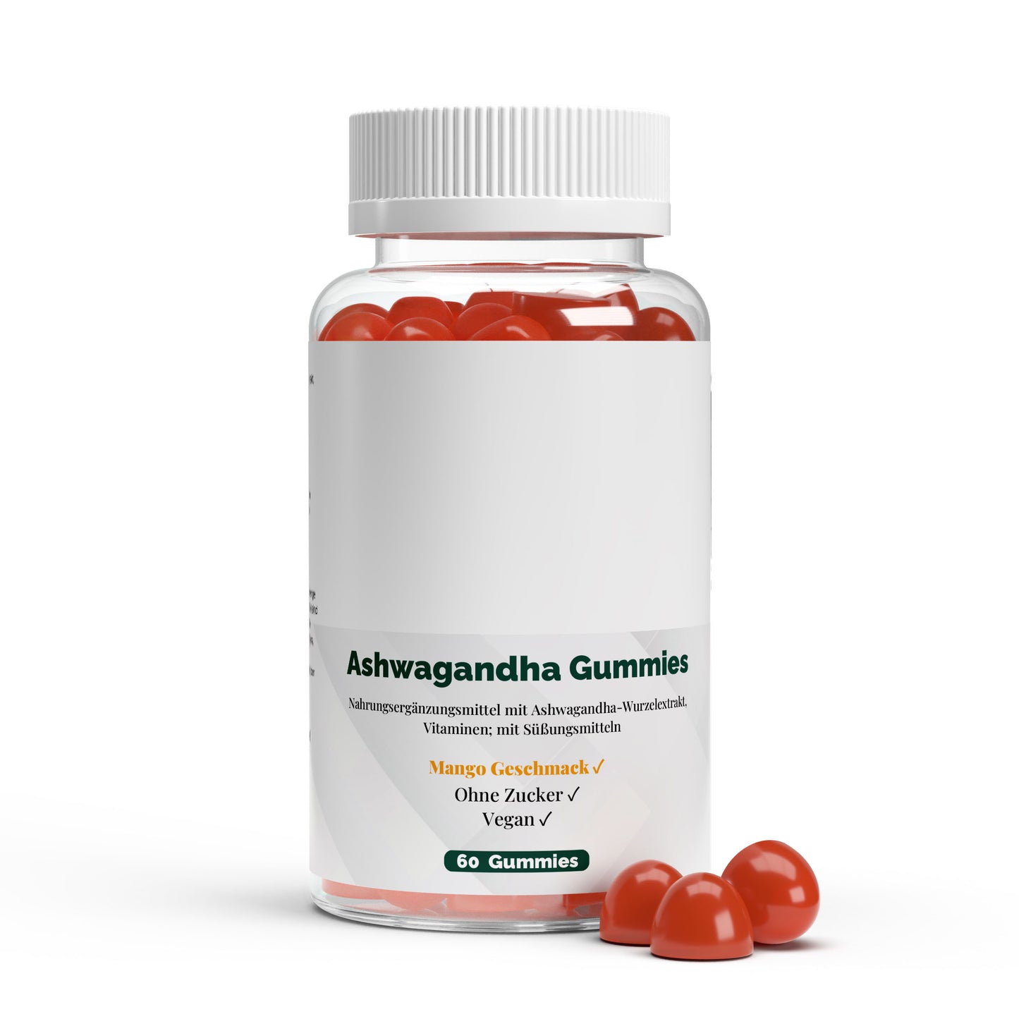 Gummies de Ashwagandha + Vitamina B6 - 60 Uds.