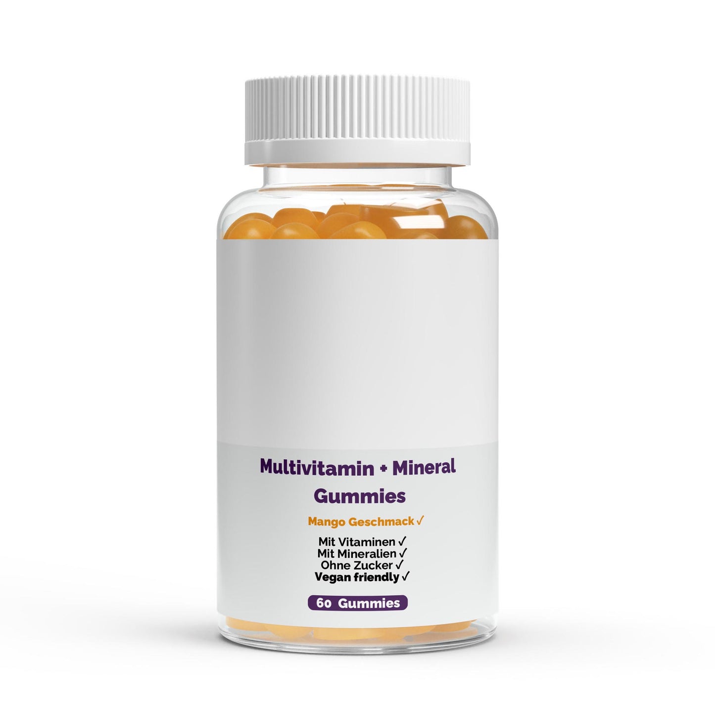 Multivitaminas y Minerales Formato Gummies - 60 unidades.