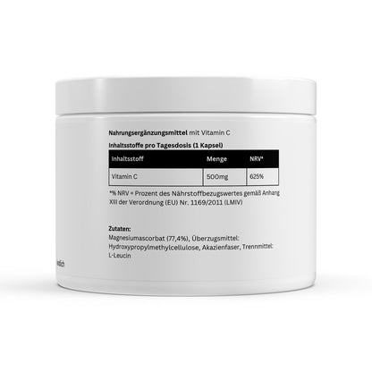 Vitamina C tamponada 500 mg - 360 cápsulas