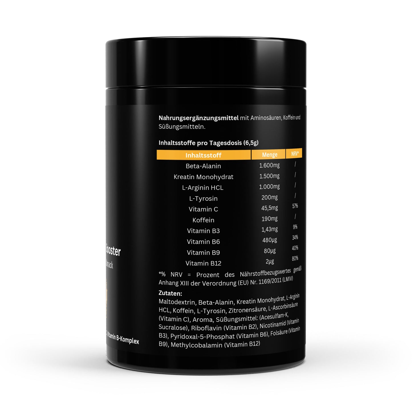 Pre-entreno Booster Naranja - 520g