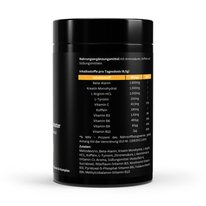 Pre-entreno Booster Naranja - 520g